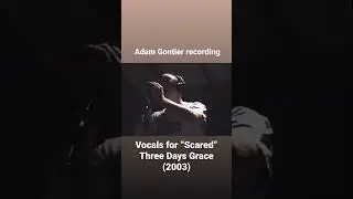 Adam Gontier Recording Vocals For &ldquo;Scared&rdquo; 2003 #threedaysgrace
