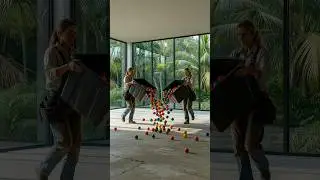 Worlds Most Beautiful Pool Floor ? 💎 Pool Balls Epoxy Flooring