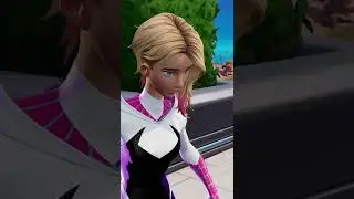 Spider-Gwen's awkward Love Triangle with Spider-Man and his Girlfriend..