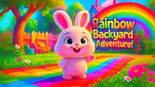 Today Story Rainbow Backyard Adventure! #videosfortoddlers #animals #learning #funny #cute #toddlers