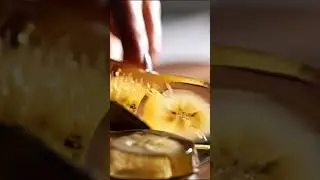 ASMR Alert 🍌 | This Glass Banana Will Blow Your Mind!  #asmr #asmrsounds #banana #asmrvideo #shorts