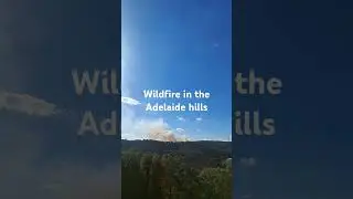 I discovered a wildfire in the Adelaide hills #wildfire #adelaide #southaustralia #hilltophoods