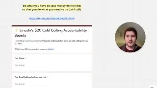 ⚡ cold calling everyday or I lose $20 (agency speedrun)