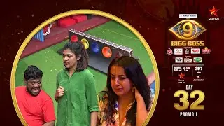 Bigg Boss Telugu 9 | Day 32 Promo 1 | Entertainment Mode | Nagarjuna | Star Maa