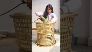 Waste kitchen basket light table 😱 #shorts #ytshorts #craft #diy #homedecor