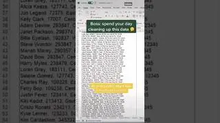 Text to columns #shorts #msexcel #gsheets #excel