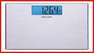 Bath Scale, Digital, Textured Stainless Steel, 400-Lb. -741341033W
