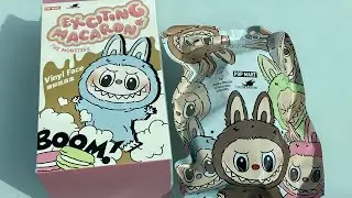 Unboxing LABUBU Macaron: Secret?! The Monsters! Pop Mart. Boom! Exciting. Vinyl Face. Labubu.