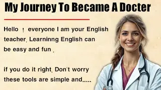 My Journey To Become A Doctor || Graded Reader Level 2 🔥 || Improve Your English Fluency ☑️
