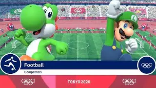 Mario & Sonic at the Tokyo 2020 Olympic Games - Yoshi/Donkey Kong Vs. Luigi/Mario