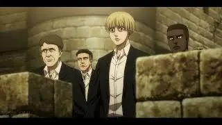 EREN VS REINER FULL FIGHT HD ( Epic war Marley-Paradise ) Attack On Titan S4 sub indo