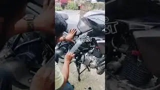 BLACK BEAST TAPING ✒️❣️#allroundermkt #bikers #xtreme125r #mr.kt