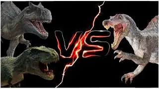 CWSM: Allosaurus and Tyranosaurus (Vastatosaurus) VS Spinosaurus