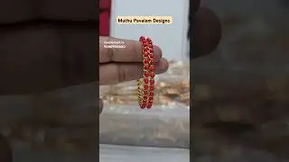 Pearl and Coral Style Earrings, Necklace, Bangles | Timeless South Indian Jewelry #earrings #bangles