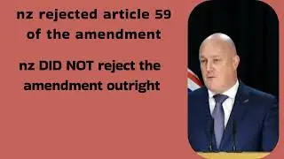 New Zealand's IHR Amendment update