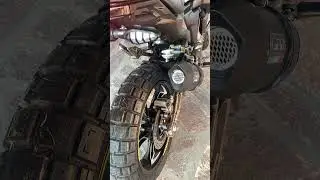 Zontes Zt 125 scrambler sound Gpr Exhaust without DB scarico omologato