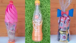 Angpao Snack Lebaran dari Botol Plastik Bekas || Origami Whipped Cream || Daur Ulang Barang Bekas