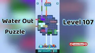 Water Out Puzzle Level 107 Walkthrough 💧 | Step-by-Step Guide | Mini Boss