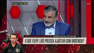 OLHA O QUE PASCCOAL E ZINHO FALARAM DO FLAMENGO AGORA! FLAMENGO 1x1 INTERNACIONAL.
