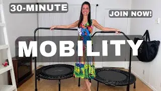 30-min Rebounder Mobility Workout for Beginners & Advanced Fitness w/ I Jump Instead
