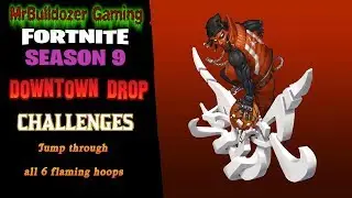 Downtown Drop Challenge Jump through all 6 flaming hoops  🔸🔸🔶 VERY EASY STRATEGY 🔶🔸🔸