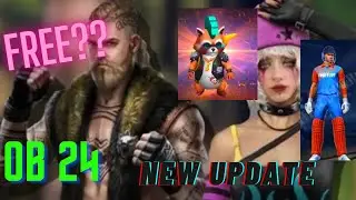 OB 24.FREE FIRE NEW UPDATE😎🤗 ADWANS SERVER NEWS...NEW CHARACTER, PET GUNS .🤩