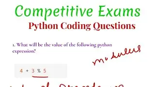 Python Coding Questions [Part 1] | #pythonprogramming #flowchart #solution #exampreparation