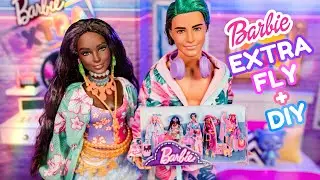 BARBIE EXTRA FLY Completing My Collection | Beach Dolls | DIY Mini Doll Box