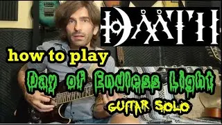 Day of Endless Light guitar solo Tutorial