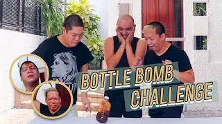 BOTTLE BOMB CHALLENGE (PAGALINGAN MAGPATAYO) | BEKS BATTALION