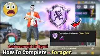 Tricks To Complete Forager Achievement In Bgmi | Easy Tricks | #bgmi #pubgmobile