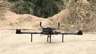 INNLOI H1200 Quadrotor Drone Maintenance Test Flight PX4 Firmware