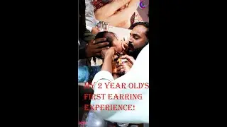 My 2 Year Old's First Earring Experience! 💖  Toddler Ear Piercing Vlog