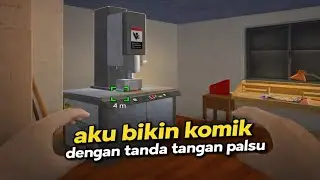 aku memalsukan tanda tangan  dikomik-comic book store simulator #3