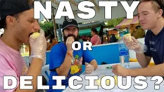 First Time Eating Durian - Thrifty Living Blog