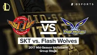 HIGHLIGHTS: SK Telecom T1 vs. Flash Wolves (2017 MSI Group Stage)