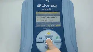 Bedienung des Biomag Magnetfeldtherapie-Ger&auml;ts  Lumina Clinic-e 3D - Ausschalten des Steuerger&auml;tes