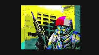 CC17 Live: ZX Spectrum Graphics - #2 - 'Gone with blastwave (Kimmo Lemetti tribute)'