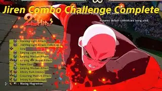 DBFZ Jiren Combo Challenge Complete