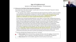 Age of Enlightenment - Session # 5 : Critique of Enlightenment : Romanticism and 