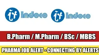 Indoco Remedies Ltd Urgent recruitment BSC,BPHARM,MPHARM,MBBS | Indoco Remedies JOBS #IndocoRemedies
