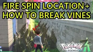 Pokemon Legends ZA: Как попасть в Зону 4 TM: Как ломать лианы/Как ломать шипы. Расположение огнен...