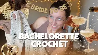 Crocheting My BFF a Poncho for her Bachelorette 👰🏼‍♀️ | Crochet Project Vlog