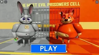 JUDY'S & NICK'S PRISON RUN! Obby roblox Gameplay Walkthrough No Death 4K