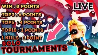 SOLO TOURNAMENT #5 | BATTLELANDS ROYALE LIVE | ASIA SERVER