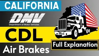CDL Air Brake Test Question | CDL Real Test Question #cdltest #cdlairbraketest
