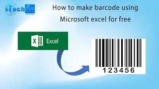 how to make barcode using excel for free