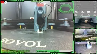 🔴Live - 3D Printer #514 - enclosure tempt test and  printing #live #3dprinting  #Sovol #sv08