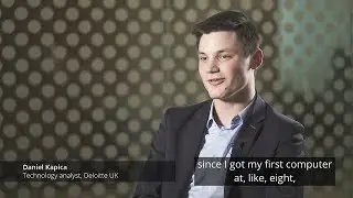 Daniel, student from Ada College, is now an Analyst at Deloitte UK thanks to #DigitalSkills
