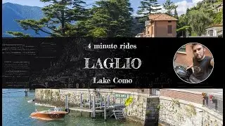 Laglio on Lake Como by motorcycle, in four minutes. Relaxing music and Telemetry overlay.